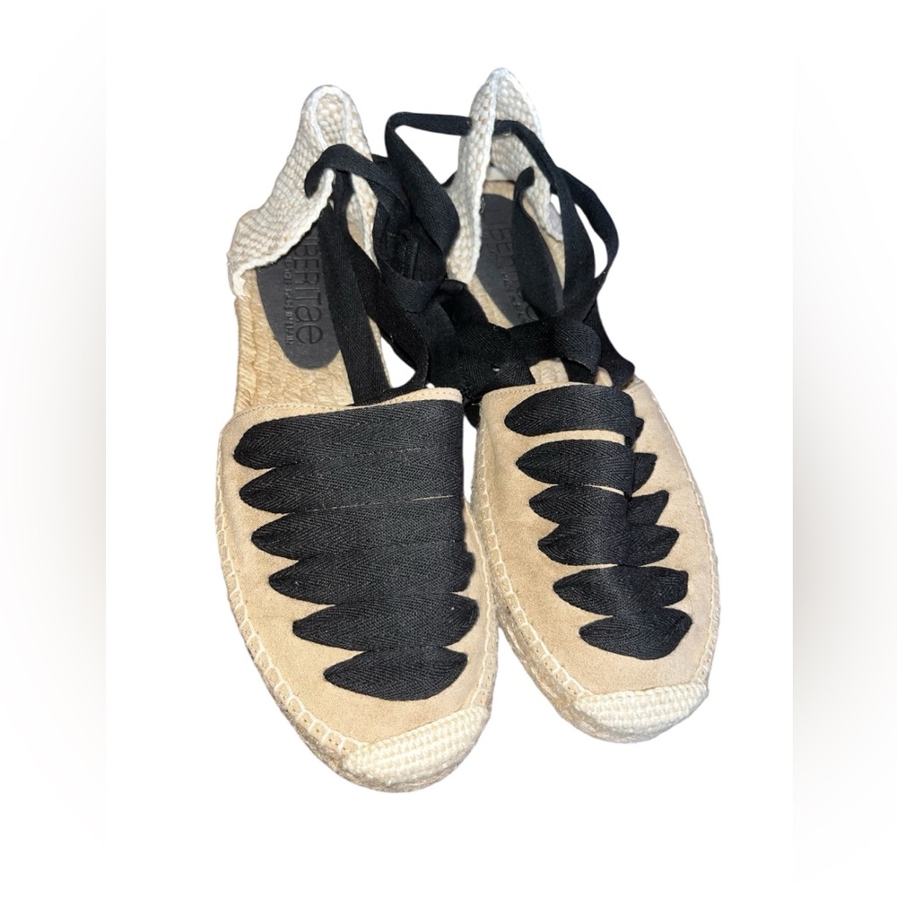 🔥 Liberitae Made‑in‑Spain Suede Espadrille Sandals – Size 39 (NWOB) 🔥